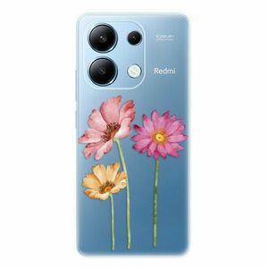 Odolné silikonové pouzdro iSaprio - Three Flowers - Xiaomi Redmi Note 13 obraz
