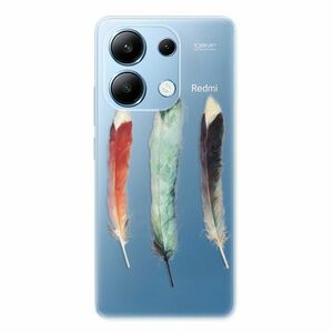 Odolné silikonové pouzdro iSaprio - Three Feathers - Xiaomi Redmi Note 13 obraz