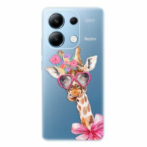 Odolné silikonové pouzdro iSaprio - Lady Giraffe - Xiaomi Redmi Note 13 obraz