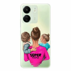 Odolné silikonové pouzdro iSaprio - Super Mama - Boy and Girl - Xiaomi Redmi 13C obraz