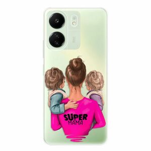 Odolné silikonové pouzdro iSaprio - Super Mama - Two Boys - Xiaomi Redmi 13C obraz