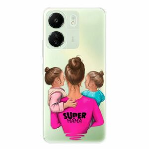 Odolné silikonové pouzdro iSaprio - Super Mama - Two Girls - Xiaomi Redmi 13C obraz