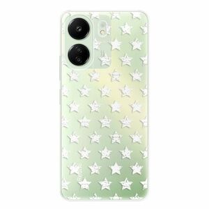 Odolné silikonové pouzdro iSaprio - Stars Pattern - white - Xiaomi Redmi 13C obraz