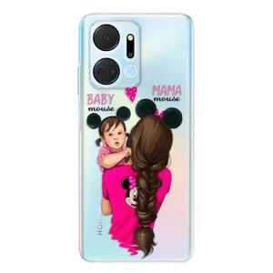 Odolné silikonové pouzdro iSaprio - Mama Mouse Brunette and Girl - Honor X7a obraz