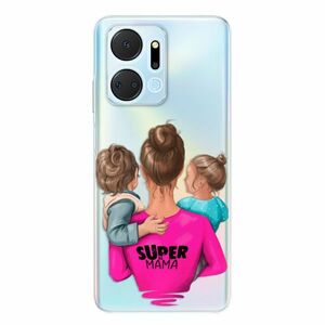Odolné silikonové pouzdro iSaprio - Super Mama - Boy and Girl - Honor X7a obraz