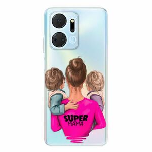Odolné silikonové pouzdro iSaprio - Super Mama - Two Boys - Honor X7a obraz