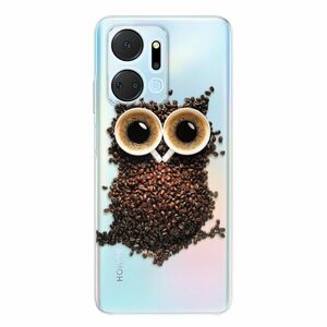 Odolné silikonové pouzdro iSaprio - Owl And Coffee - Honor X7a obraz