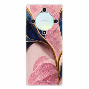 Odolné silikonové pouzdro iSaprio - Pink Blue Leaves - Honor Magic5 Lite 5G obraz