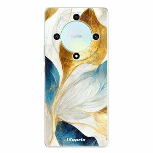 Odolné silikonové pouzdro iSaprio - Blue Leaves - Honor Magic5 Lite 5G obraz