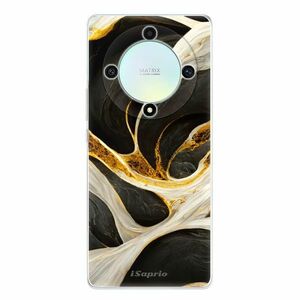 Odolné silikonové pouzdro iSaprio - Black and Gold - Honor Magic5 Lite 5G obraz