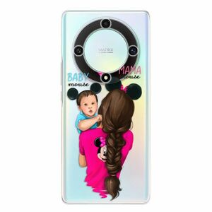 Odolné silikonové pouzdro iSaprio - Mama Mouse Brunette and Boy - Honor Magic5 Lite 5G obraz