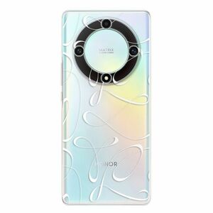 Odolné silikonové pouzdro iSaprio - Fancy - white - Honor Magic5 Lite 5G obraz