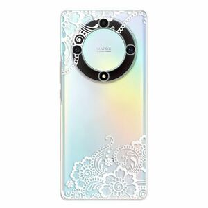 Odolné silikonové pouzdro iSaprio - White Lace 02 - Honor Magic5 Lite 5G obraz