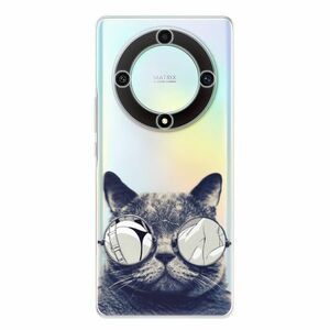 Odolné silikonové pouzdro iSaprio - Crazy Cat 01 - Honor Magic5 Lite 5G obraz