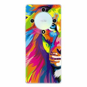 Odolné silikonové pouzdro iSaprio - Rainbow Lion - Honor Magic5 Lite 5G obraz