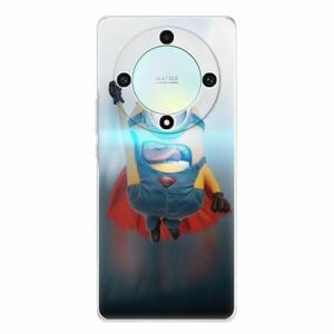 Odolné silikonové pouzdro iSaprio - Mimons Superman 02 - Honor Magic5 Lite 5G obraz