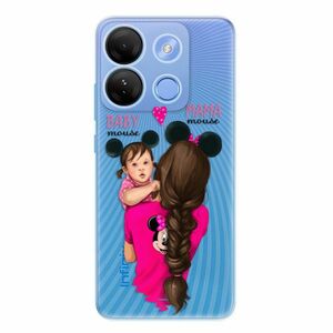 Odolné silikonové pouzdro iSaprio - Mama Mouse Brunette and Girl - Infinix Smart 7 obraz