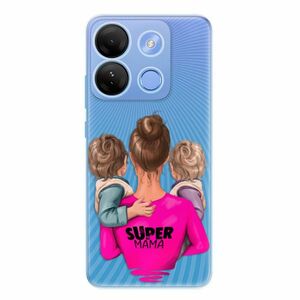 Odolné silikonové pouzdro iSaprio - Super Mama - Two Boys - Infinix Smart 7 obraz