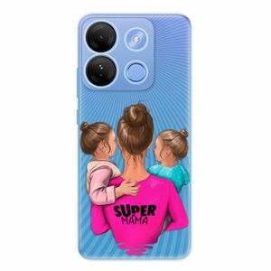 Odolné silikonové pouzdro iSaprio - Super Mama - Two Girls - Infinix Smart 7 obraz