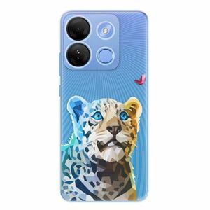 Odolné silikonové pouzdro iSaprio - Leopard With Butterfly - Infinix Smart 7 obraz