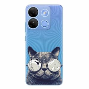 Odolné silikonové pouzdro iSaprio - Crazy Cat 01 - Infinix Smart 7 obraz