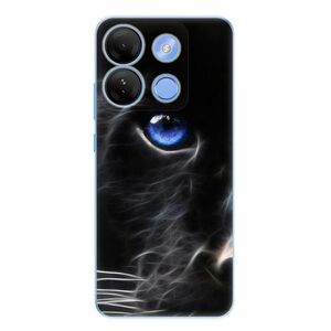 Odolné silikonové pouzdro iSaprio - Black Puma - Infinix Smart 7 obraz