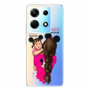Odolné silikonové pouzdro iSaprio - Mama Mouse Brunette and Girl - Infinix Note 30 obraz