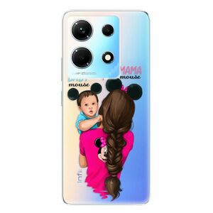 Odolné silikonové pouzdro iSaprio - Mama Mouse Brunette and Boy - Infinix Note 30 obraz