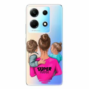 Odolné silikonové pouzdro iSaprio - Super Mama - Boy and Girl - Infinix Note 30 obraz