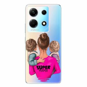Odolné silikonové pouzdro iSaprio - Super Mama - Two Boys - Infinix Note 30 obraz