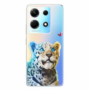 Odolné silikonové pouzdro iSaprio - Leopard With Butterfly - Infinix Note 30 obraz