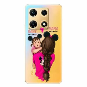 Odolné silikonové pouzdro iSaprio - Mama Mouse Brunette and Girl - Infinix Note 30 PRO obraz