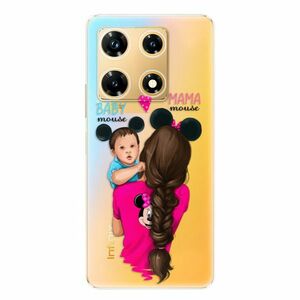 Odolné silikonové pouzdro iSaprio - Mama Mouse Brunette and Boy - Infinix Note 30 PRO obraz