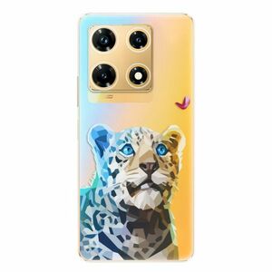 Odolné silikonové pouzdro iSaprio - Leopard With Butterfly - Infinix Note 30 PRO obraz