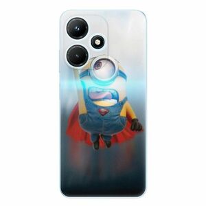 Odolné silikonové pouzdro iSaprio - Mimons Superman 02 - Infinix Hot 30i obraz