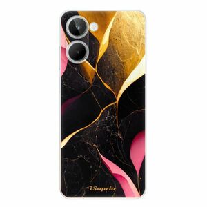 Odolné silikonové pouzdro iSaprio - Gold Pink Marble - Realme 10 obraz