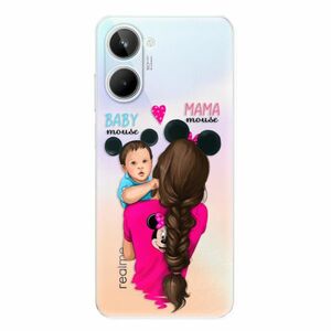 Odolné silikonové pouzdro iSaprio - Mama Mouse Brunette and Boy - Realme 10 obraz