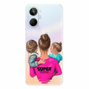 Odolné silikonové pouzdro iSaprio - Super Mama - Boy and Girl - Realme 10 obraz