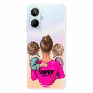 Odolné silikonové pouzdro iSaprio - Super Mama - Two Boys - Realme 10 obraz
