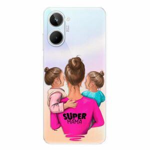 Odolné silikonové pouzdro iSaprio - Super Mama - Two Girls - Realme 10 obraz
