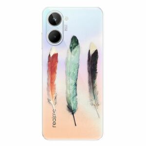 Odolné silikonové pouzdro iSaprio - Three Feathers - Realme 10 obraz