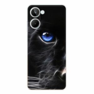 Odolné silikonové pouzdro iSaprio - Black Puma - Realme 10 obraz