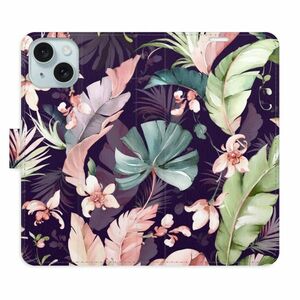 Flipové pouzdro iSaprio - Flower Pattern 08 - iPhone 15 obraz