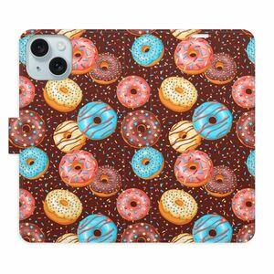 Flipové pouzdro iSaprio - Donuts Pattern - iPhone 15 obraz