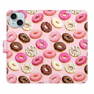 Flipové pouzdro iSaprio - Donuts Pattern 03 - iPhone 15 obraz