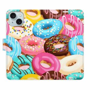 Flipové pouzdro iSaprio - Donuts Pattern 02 - iPhone 15 obraz
