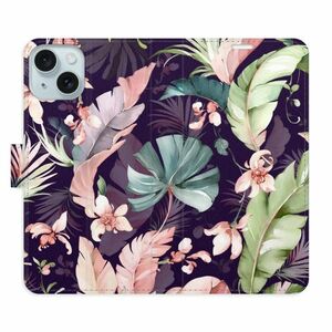 Flipové pouzdro iSaprio - Flower Pattern 08 - iPhone 15 Plus obraz