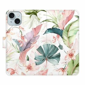 Flipové pouzdro iSaprio - Flower Pattern 07 - iPhone 15 Plus obraz
