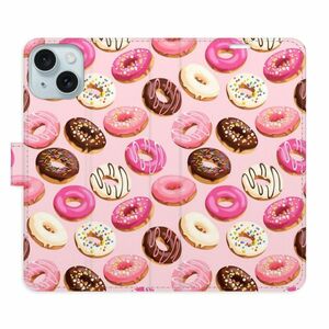 Flipové pouzdro iSaprio - Donuts Pattern 03 - iPhone 15 Plus obraz