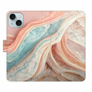 Flipové pouzdro iSaprio - Colour Marble - iPhone 15 Plus obraz